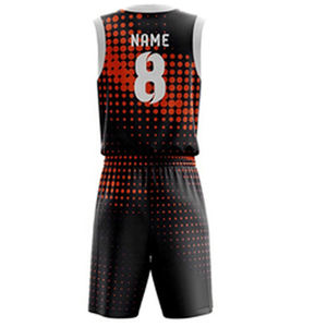 Maillots de basket-ball personnalisés professionnels confortables et respirants, conception gratuite, logo d'équipe de ligue, uniforme de basket-ball pour joueurs d'équipe - Product Image 2