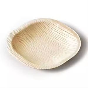 Assiette en bois et table de dîner créatives en gros Plats et assiettes en bois de taille personnalisée Assiette en bois massif rustique par artisanat en croissant - Product Image 4