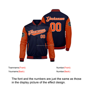 Everyday Custom <b>Varsity</b> <b>Jacket</b> Stand Collar Letterman Style Embroidery Decoration Front Logo Summer Casual Outerwear MCACVJ-94 - Product Image 4