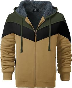 Sudaderas con capucha para hombre Heavyweight Fleece Sweatshirt - Full Zip Up Thick Sherpa Lined - Product Image 1