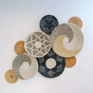 Customized Seagrass Wall <b>Hanging</b> <b>Basket</b> Decor Home Decoration Handicraft - Product Image 1
