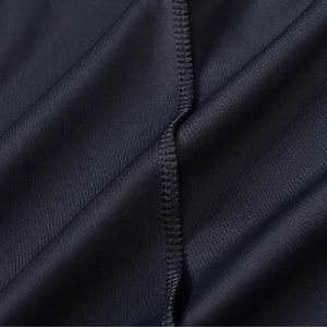 Sweat à capuche zippé pour homme de haute qualité en mélange polyester/coton, couleur unie, design brodé, style streetwear écologique - Product Image 5