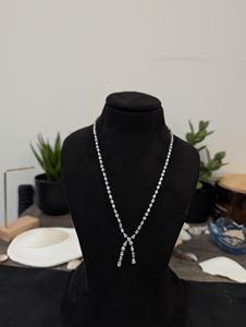 Collar de Diamantes de Formas Variadas, 7.00+ Ct, DEF VVS, Diamantes Cultivados en Laboratorio, Oro Sólido de 14K, Regalo de Aniversario de Bodas - Product Image 3