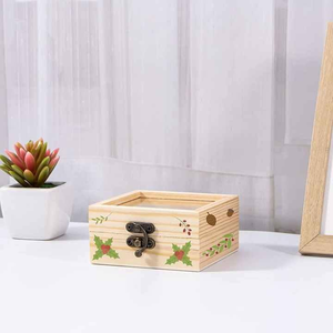 Ensemble de boîtes de rangement en bois minimaliste fait main pour le thé, le café et le sucre, avec couvercle, personnalisable pour la cuisine, Inde - Product Image 6