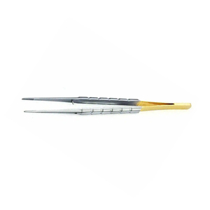 Metà oro Micro castroviejo pinza In acciaio inox con rivestimento In oro CE certificata forcipe manuale a buon mercato - Product Image 6