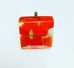 ลูกบิดประตูเรซินทำด้วยมือศิลปะทำด้วยมือคุณภาพสูงตกแต่งด้วยลวดลายสัตว์ที่ทำจากหินอ่อนของขวัญเพื่อธุรกิจ - Product Image 3