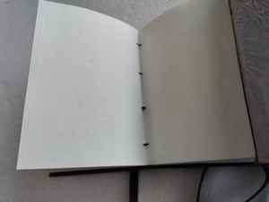 วารสารหนังนูนลายผีเสื้อทำเองพร้อมกระดาษทำด้วยมือสีขาวเหมาะสำหรับใส่วารสารและเหมาะสำหรับจำหน่ายต่อ - Product Image 2