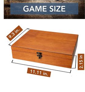 Shut The Box Jeu avec 12 numéros dans un bois de style ancien - Product Image 4