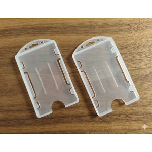 Transparent ABS Plastic <b>ID</b> Card <b>Holder</b> - Product Image 1