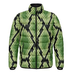 Calidad al por mayor logotipo personalizado prendas de vestir exteriores chaquetas de lona invierno 300g aislado burbuja Puffer con capucha Abrigo acolchado chaquetas de los hombres - Product Image 4