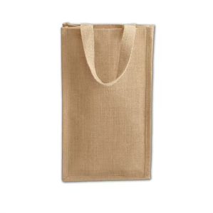 Sacs à vin en jute écologiques imprimés personnalisables, haute qualité, 100% jute, pour cadeaux promotionnels - Product Image 5
