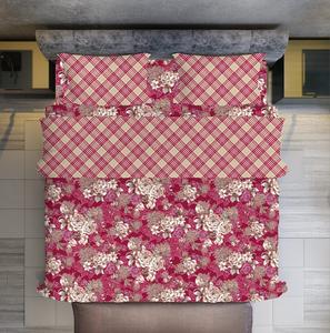 Ensemble de literie durable en microfibre Blossom Coordinate pour Queen Size résistant à la décoloration avec 1 drap-housse 2 taies d'oreiller pour hôtels - Product Image 2