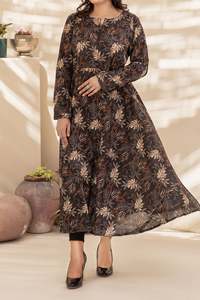 Precio de fábrica Mujeres Kurtis Nueva moda Recto Cómodo Algodón hecho Kurtis para adultos mujeres transpirables damas Kurtis - Product Image 2