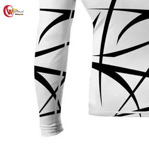 เสื้อรัดกล้ามเนื้อ MMA แบบสั่งทำสำหรับผู้ใหญ่ ลายพิมพ์ด้านหน้า ดีไซน์ OEM โลโก้ตามสั่ง ระบายอากาศได้ดี ผลิตจากผ้าสแปนเด็กซ์/โพลีเอสเตอร์ ราคาประหยัด รุ่นใหม่ล่าสุด - Product Image 5