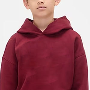 Conception de logo personnalisable avec manches longues, vêtements décontractés tendance / Sweat-shirt uni pour garçons, vêtements d'hiver avec matière douce, design - Product Image 2