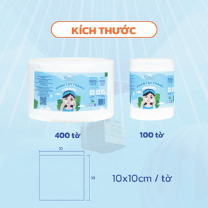 Toalla Facial Desechable Kawaii 400 Hojas 10x10cm Toallitas Desmaquillantes Rollo DE UNA Fábrica de Vietnam - Product Image 4