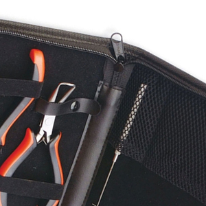 Kit de Pinzas para Extensiones de Cabello con Estuche, Tijeras, Clips, Agujas, Enhebrador de Lazos, Etiqueta Personalizada, Color Rojo Bebé, Herramientas para Extensiones de Cabello - Product Image 5