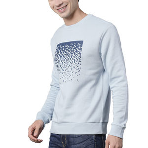 Venta caliente logotipo personalizado impresión poliéster/mezcla de algodón hombres pulóver sudadera primavera ecológico a prueba de viento Anti-Pilling - Product Image 2