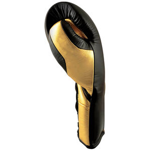 Gants de boxe en cuir véritable Fermeture à lacets Nouveau design Compétition professionnelle Gants de boxe de combat à usage intensif OEM - Product Image 3