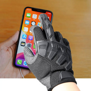 Gants de course de moto en cuir véritable personnalisés de haute qualité écran tactile pour les sports de motocross en plein air en gros disponibles - Product Image 4