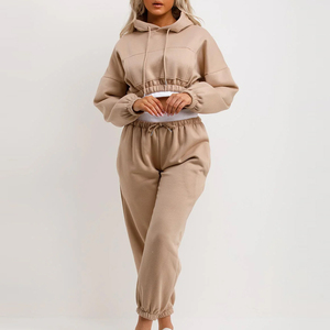 Conjunto de 2 Piezas de Felpa Francesa Personalizada 100% Algodón, Sudadera con Capucha de Lujo, Pantalones Deportivos Holgados, Chándal de Corte Cuadrado para Hombre - Product Image 5