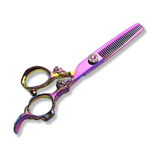Forbici Professionali per <span class=keywords><strong>Capelli</strong></span> <span class=keywords><strong>6.0</strong></span> Pollici, Strumenti per Acconciature da Salone, Forbici da Barbiere, Forbici per Sfoltire i <span class=keywords><strong>Capelli</strong></span> con Logo Personalizzato - Product Image 2