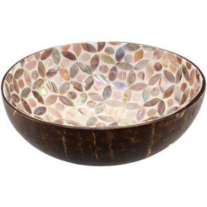 Tazón de madera de Acacia colorido, pegatina de esmalte impreso, diseño moderno, tazón para servir y frutero para utensilios de cocina hechos a mano - Product Image 2