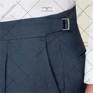 Bison Edge Apparel Mens Formal Business Blazer Classic Single Breasted Stretch 3D Embroidery Polyester <b>Suit</b> Jacket Custom OEM - Product Image 6