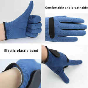 Gants de golf en cuir véritable de haute qualité sur mesure pour femmes été lavables tout temps poignées gauche sport - Product Image 5