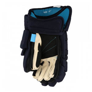 Gants de hockey sur glace à couverture complète avec technologie antidérapante et support de manchette flexible pour les matchs - Product Image 6