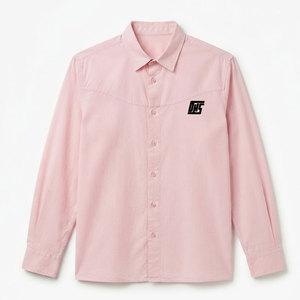 Chemise décontractée moderne pour homme à manches longues en coton léger et respirant, idéale pour les événements en plein air - Product Image 1