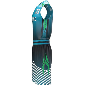 Camiseta de baloncesto negra y roja Reversible por sublimación profesional personalizada 2025, camiseta de baloncesto, uniformes de baloncesto - Product Image 6