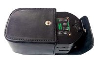 Boussole de poche Brunton vintage en laiton poli, étui en cuir fait main noir 3 pouces, style antique, pour la fête des pères, utilisation en extérieur