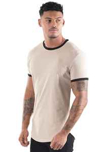 Camiseta de tendencia 2025 para hombre, última tela 100% de algodón, cuello redondo liso, manga corta para ropa informal diaria - Product Image 3