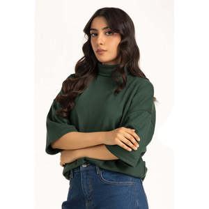 Sweat-shirt tricoté respirant imprimé pour femme, style streetwear, pull à manches courtes, doux, chaud et confortable, automne-hiver, ODM - Product Image 2