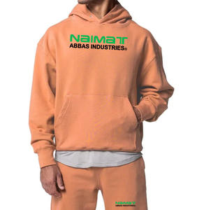 Venta al por mayor 100% algodón Jogger Set chándal tamaño personalizado impreso transpirable térmico Fitness pantalones de chándal para el invierno Casual - Product Image 4