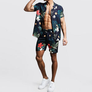 ชุดสั้นแนวสตรีทสำหรับผู้ชาย,ชุดขาสั้นคู่สำหรับฤดูร้อนสำหรับผู้ชาย - Product Image 4