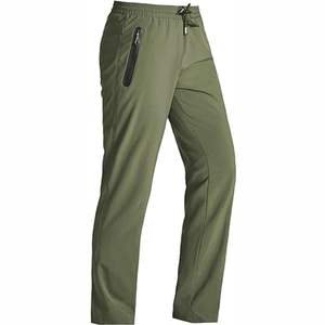 Nouveau design Pantalon de jogging décontracté pour homme en toile de coton, taille haute, léger, en gros - Product Image 1