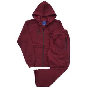 Conjunto Deportivo de Dos Piezas para Mujer, Talla Grande, con Capucha, Estampado o Liso, de Felpa Técnica, Chaqueta y Pantalones Deportivos de Felpa - Product Image 4