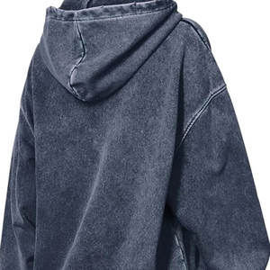 Sweat à capuche pour femme, lavage à l'acide, poches kangourou, capuche réglable, confortable, streetwear décontracté, tissu en molleton léger - Product Image 6