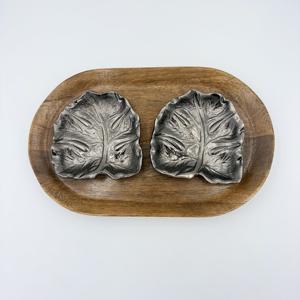 Nuevo Diseño de Tazón de Metal con Hojas en Níquel Negro para Frutos Secos, Decoración de Diseño Nuevo, Tazones Modernos de Lujo Antiguos en Venta - Product Image 5