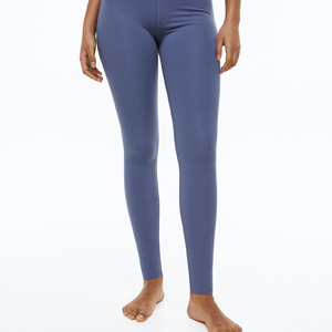 Wholesale High Quality Custom Logo Fitness Gym Tights No Front Line Seamless Soft High Waist Yoga Pants <b>Leggings</b> Women - Product Image 6