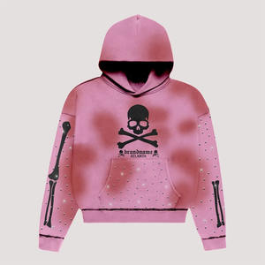 Custom Fashion DTG Print hoodies oversized French Terry 100%Cotton hoodies For Mens distressed Made By <b>Hanger</b> Impex - Product Image 6