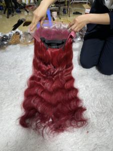 Bundles de cheveux vierges alignés sur les cuticules de qualité VietNam Four Ayye non transformés Bundles de cheveux humains avec fermeture - Product Image 2