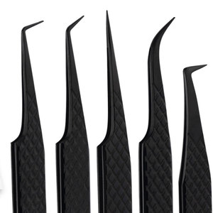 Vente en gros LOGO personnalisé pince à épiler étiquette privée pince à épiler extension de cils professionnel russe volume pince à épiler - Product Image 5
