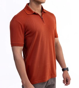 Última calidad, perfecto para el uso diario y el atuendo, cuello vuelto con cremallera, Color naranja, logotipo personalizado, comodidad ligera - Product Image 3