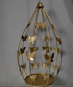 Photophore suspendue en laiton pour la décoration de la maison, meilleur produit de décoration en laiton pour le salon et la chambre à coucher, prêt à être expédié - Product Image 2