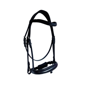 Bride de cheval équestre de qualité supérieure avec des bandeaux en cristal disponibles en tailles et couleurs personnalisées - Product Image 6