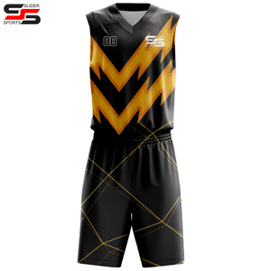 Uniforme de baloncesto de ropa deportiva para hombre más vendido Uniforme de baloncesto con estampado de logotipo personalizado para hombre Material de poliéster 100% - Product Image 5