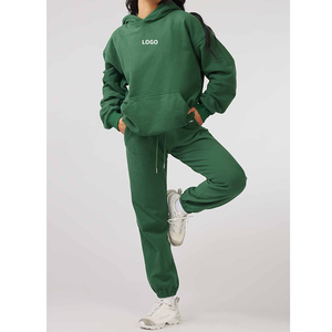 Ladies Cotton suit Custom Two Piece <b>Pants</b> Sets <b>Women</b> Short <b>Sweat</b> Suits Outfits Jogger Lounge Wear Oversized Workout Sets - Product Image 6